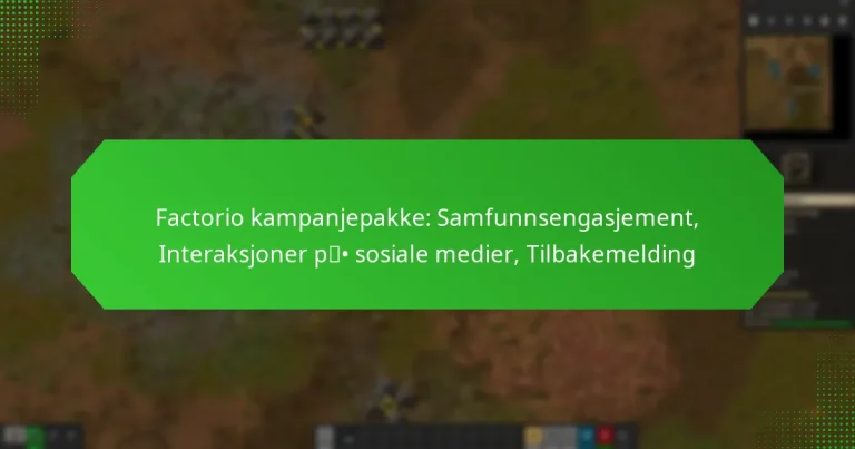 Factorio kampanjepakke: Samfunnsengasjement, Interaksjoner på sosiale medier, Tilbakemelding