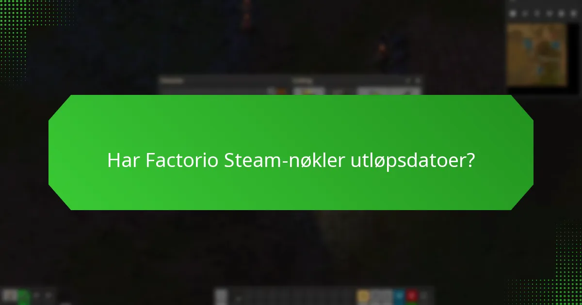 Hvordan kan jeg sikre Steam-kontoen min når jeg bruker en Factorio-nøkkel?